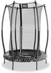 Exit Tiggy Junior Trampolin mit Sicherheitsnetz grau