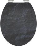 MDF HG WC-Sitz BLACK STONE