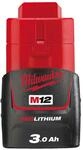 Milwaukee M12B3 LI-ION AKKUMULATOR 3.0AH 4932451388