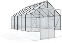 Vitavia Gew&auml;chshaus Cassandra 8300 inkl. 4 Dachfenstern - 8,3 m&sup2; Alu-blank eloxiert