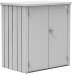 Biohort Terrassenschrank Romeo B 132 x T 87 x H 140 cm (Gr&ouml;&szlig;e L) silber-metallic