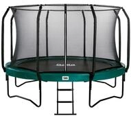 Salta Trampolin First Class &Oslash; 251 cm mit Sicherheitsnetz und Leiter-gr&uuml;n