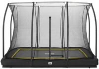 Salta Trampolin Comfort Edition Ground mit Sicherheitsnetz 305 x 214 cm schwarz