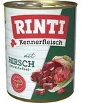 RINTI Kennerfleisch 800g Dose Hundenassfutter 12 x 800 Gramm Hirsch