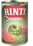 RINTI Singlefleisch 400g Dose Hundenassfutter Sparpaket 24 x 400 Gramm Pute Pur