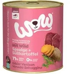 WOW Adult 800g Dose Hundenassfutter Sparpaket 12 x 800 Gramm Wild mit S&uuml;&szlig;kartoffeln