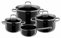 Silit Silargan&reg; Elegance Topf-Set, 4-teilig, Black