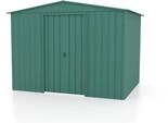 Globel Metallger&auml;tehaus Tower 86 - 108 308 x 247 cm (Modell G2M108) jadegr&uuml;n