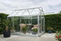 Halls Gew&auml;chshaus Popular - 5.0 m&sup2; Alu mit 3 mm Blankglas
