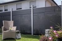 OSMO ALU-Fence RHOMBUS Grundelement 180x179 cm Anthrazit