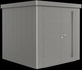 Biohort Ger&auml;tehaus Neo 236 x 236 cm (2B) Einfarbig Doppelt&uuml;r quarzgrau-metallic