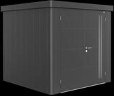 Biohort Ger&auml;tehaus Neo 236 x 236 cm (2B) Einfarbig Doppelt&uuml;r dunkelgrau-metallic