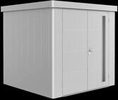 Biohort Ger&auml;tehaus Neo 236 x 236 cm (2B) Einfarbig Doppelt&uuml;r silber-metallic