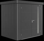 Biohort Ger&auml;tehaus Neo 236 x 180 cm (1B) Einfarbig Doppelt&uuml;r dunkelgrau-metallic