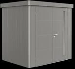 Biohort Ger&auml;tehaus Neo 236 x 180 cm (1B) Einfarbig Doppelt&uuml;r quarzgrau-metallic