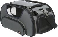 TRIXIE Airline Tasche Wings 28 x 23 x 46 Centimeter grau/blau Katzentransport