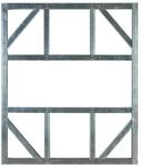 Globel Fundamentbodenrahmen f&uuml;r Metallger&auml;tehaus Gartenmanager Dream 295 x 237 cm