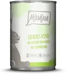 MJAMJAM Leckere Mahlzeit 400g Dose Katzennassfutter 6 x 400 Gramm leckeres Rind...