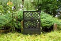 KHW Spalier (2-tlg.) 100 cm mit Erdspie&szlig; anthrazit