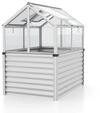 Vitavia Hochfr&uuml;hbeet Zola mit 4 Dachfenstern B 127 x T 89 x H 135 cm 135 cm 3 mm