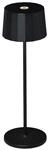 Konstsmide LED USB-Tischleuchte Positano, schwarz, Farbtemperatur, dimmbar (7813-750)