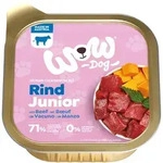 WOW Junior 150g Hundenassfutter 11 x 150 Gramm Rind mit K&uuml;rbis