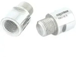 ergotec Pedalachsverl&auml;ngerung 9/16 Zoll 18 mm silber