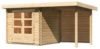 Karibu Gartenhaus Bastrup 2 inkl. 200 cm Schleppdach und R&uuml;ckwand - 28 mm-237...