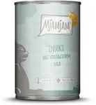 MJAMJAM Leckere Mahlzeit 400g Dose Katzennassfutter Sparpaket 12 x 400 Gramm Insekt