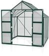 Vitavia Gew&auml;chshaus Domus 6700 inkl. 2 Dachfenstern - 6,7 m&sup2; 4 mm Hohlkammerplatten