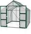 Vitavia Gew&auml;chshaus Domus 8300 inkl. 4 Dachfenstern - 8,3 m&sup2; 4 mm Hohlkammerplatten