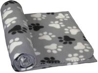 NOBBY Fleece Plaid PIPPA Classic Fleece Plaid PIPPA Classic grau 70 x 100 cm