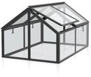 Vitavia Fr&uuml;hbeet Zola mit 4 Dachfenstern B 124 x T 89 x H 71 cm 71 cm 3 mm