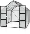 Vitavia Gew&auml;chshaus Domus 8300 inkl. 4 Dachfenstern - 8,3 m&sup2; 6 mm Hohlkammerplatten