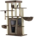Nobby Kratzbaum Hital 85x50x157cm Leinenoptik braun