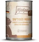 MJAMJAM Purer Fleischgenuss 400g Dose Katzennassfutter 6 x 400 Gramm saftiges