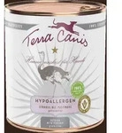 Terra Canis Hypoallergen 800g Hundenassfutter Sparpaket 12 x 800 Gramm Strauss...