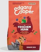 Edgard&Cooper Senior Freilauf-Huhn und Lachs Hundetrockenfutter 12 Kilogramm
