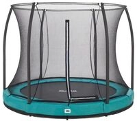 Salta Trampolin Comfort Edition Ground mit Sicherheitsnetz &Oslash; 213 cm gr&uuml;n