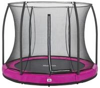 Salta Trampolin Comfort Edition Ground mit Sicherheitsnetz &Oslash; 183 cm pink
