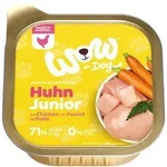 WOW Junior 150g Hundenassfutter 11 x 150 Gramm Huhn mit Karotten
