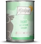 MJAMJAM Leckere Mahlzeit 400g Hundenassfutter 6 x 400 Gramm Insekt mit saftigem