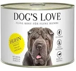 Dog's Love Classic 200g Dose Hundenassfutter Sparpaket 12 x 200 Gramm Huhn mit Birne,