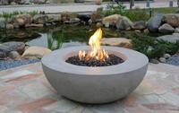 Gardenforma Gas Feuerstelle &Auml;tna in grauer Betonoptik