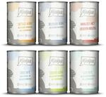 MJAMJAM Mixpaket 6 x 400g Dose Katzennassfutter Mixpaket III - Huhn&M&ouml;hrchen,