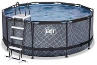 Exit runder Rahmenpool mit Sandfilteranlage (H&ouml;he 122 cm) &Oslash; 360 cm (H&ouml;he 122 cm)