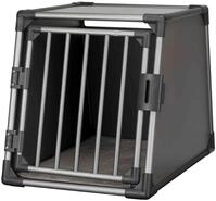 TRIXIE Hundetransportbox Aluminium graphit Gr&ouml;&szlig;e M-L (61 x 65 x 86 Centimeter)