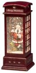 Konstsmide Weihnachtsbeleuchtung LED Telefonzelle mit Weihnachtsmann