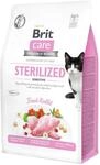 Brit Care Fresh Rabbit getreidefrei Sterilized / Sensitiv Katzentrockenfutter 400