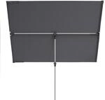doppler Balkonblende ACTIVE 180 x 130, Stahl Silber / Polyester 180 g/m&sup2; Anthrazit